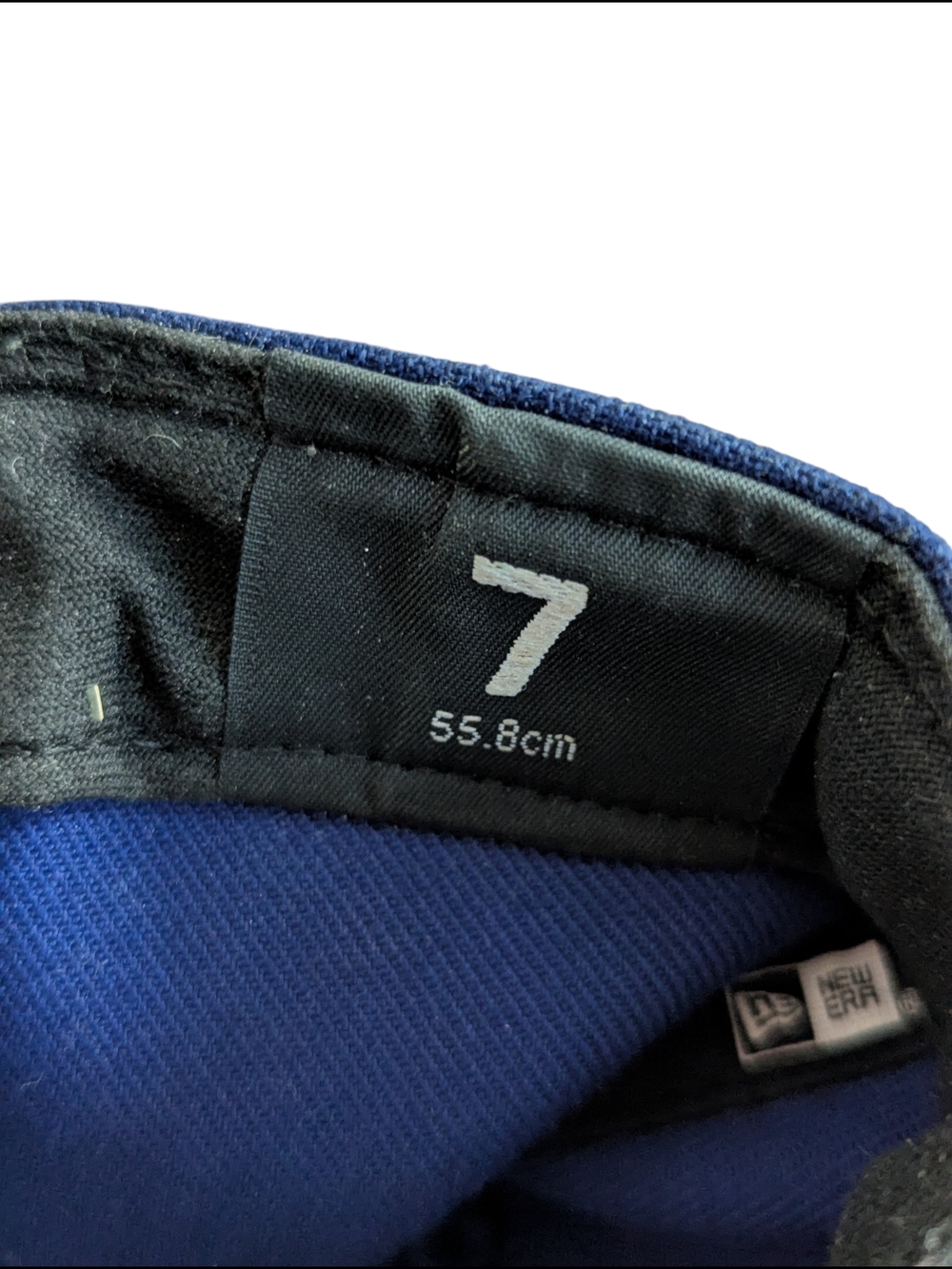 New Era Blue LA Dodgers Logo 59Fifty Size 7 Official On Field Cap Nora Rose MLB - Picture 10 of 10